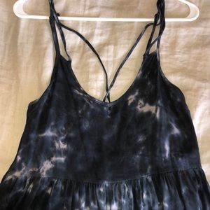 OTHERS FOLLOW black tie dye romper